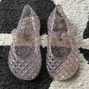 Old Navy Glitter Jelly Sandals
